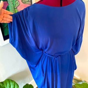 Vibrant blue dress by The Limited